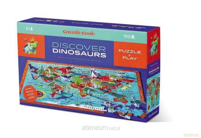 CROCODILE CREEK 100 el. Dinozaury [PUZZLE]