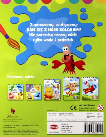 Disney Maluch. Maluj wodą [KSIĄŻKA]
