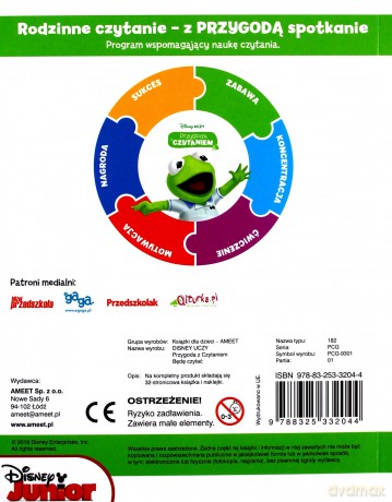 Disney Uczy. Przygoda z Czytaniem. Będę czytać [KSIĄŻKA]