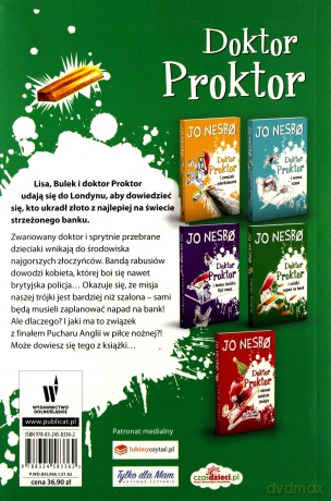 Doktor Proktor i wielki napad na bank - Jo Nesbo [KSIĄŻKA]