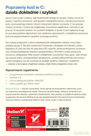 Język C. Programowanie mikrokontrolerów i komputerów - Wolfram Donat [KSIĄŻKA]