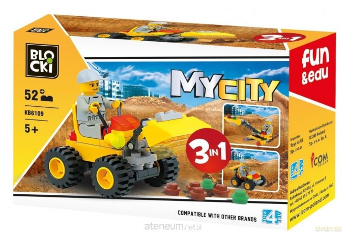 Klocki Blocki My City 3w1 50 el [KLOCKI]