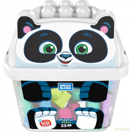 Mega Bloks. Wesoła panda z klockami [KLOCKI]