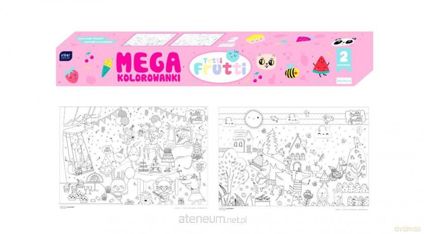 Mega Kolorowanka Tutti Frutti [KSIĄŻKA]
