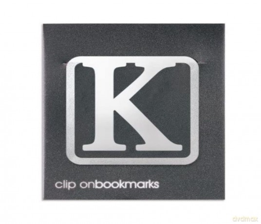 Metalowa zakładka - Litera K Clip-on