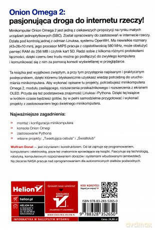 Minikomputer Onion Omega 2. Internet rzeczy - Donat Wolfram [KSIĄŻKA]