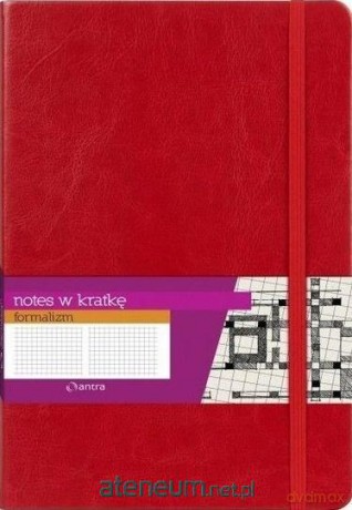 Notes A5 Kratka Formalizm Czerwony Logo [KSIĄŻKA]