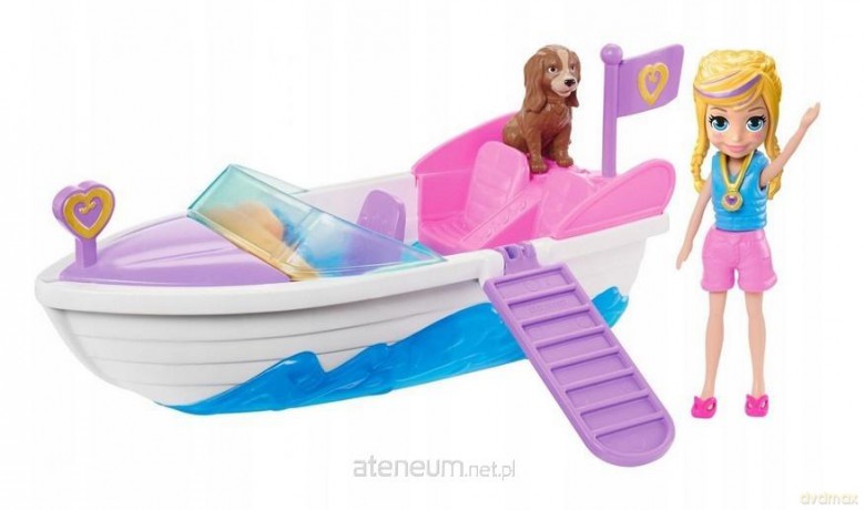 Polly Pocket. Lalka + łódka [FIGURKA]