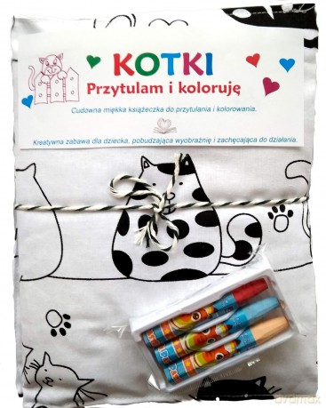 Przytula i koloruję. Kotki