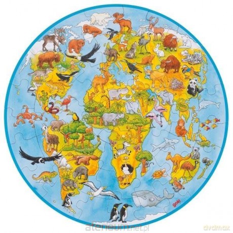 Puzzle XXL okrągłe Świat [PUZZLE]