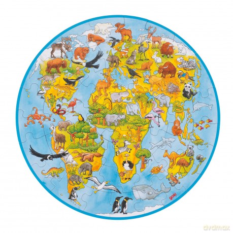 Puzzle XXL okrągłe Świat [PUZZLE]