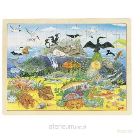 Puzzle Zwierzęta nadmorskie i podwodne [PUZZLE]