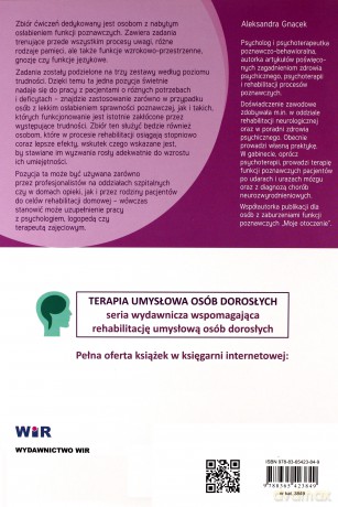 Rehabilitacja funkcji poznawczych - Aleksandra Gnacek [KSIĄŻKA]