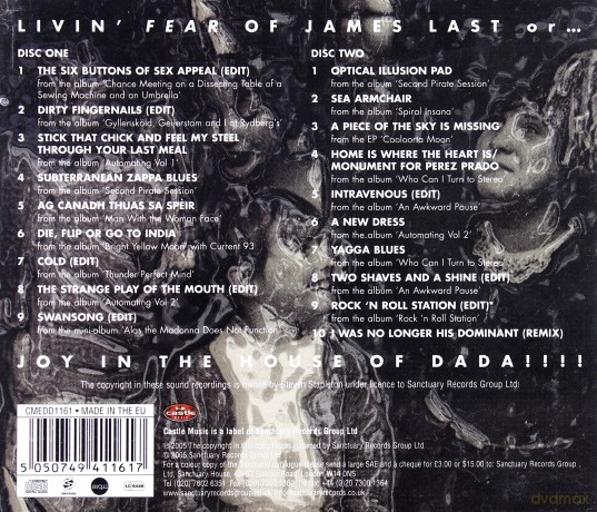 Nurse With Wound: Livin Fear Of James Last [2CD]
