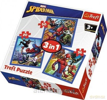 TREFL 3w1 Pajęcza siła Spiderman [PUZZLE]