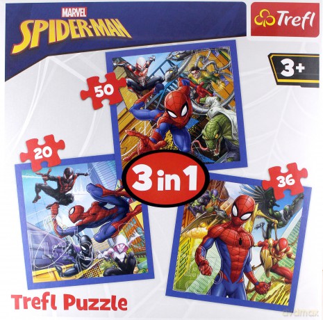 TREFL 3w1 Pajęcza siła Spiderman [PUZZLE]
