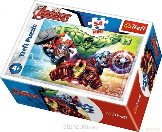TREFL 54 el. mini Bohaterowie The Avengers 1 [PUZZLE]