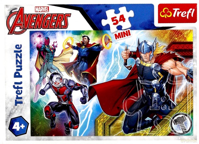 TREFL 54 el. mini Bohaterowie The Avengers 4 [PUZZLE]
