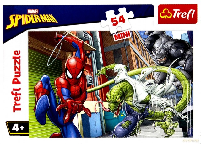 TREFL 54 el. mini Czas na Spider-Mana 4 [PUZZLE]