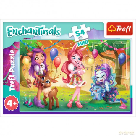 TREFL 54 el. mini Wesoły dzień Enchantimals 4 [PUZZLE]