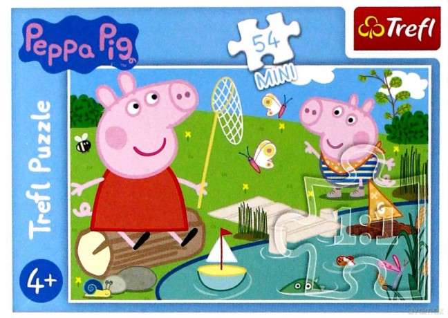 TREFL 54 el. mini Wesoły dzień Świnki Peppy 1 [PUZZLE]