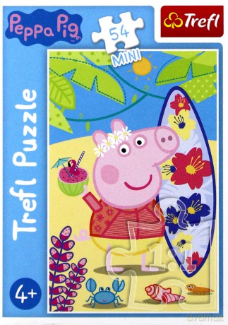 TREFL 54 el. mini Wesoły dzień Świnki Peppy 2 [PUZZLE]