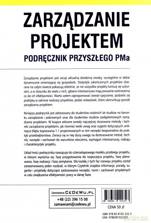 Zarządzanie projektem. Podręcznik przyszłego PMa [KSIĄŻKA]