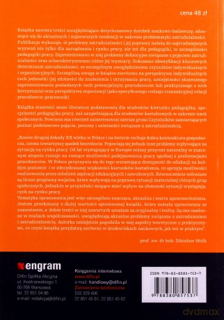 Zatrudnialność w perspektywie pedagogiki pracy - Urszula Jeruszka [KSIĄŻKA]