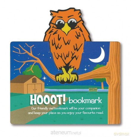 Zwierzęca zakładka do książki - Hoot! - Sowa