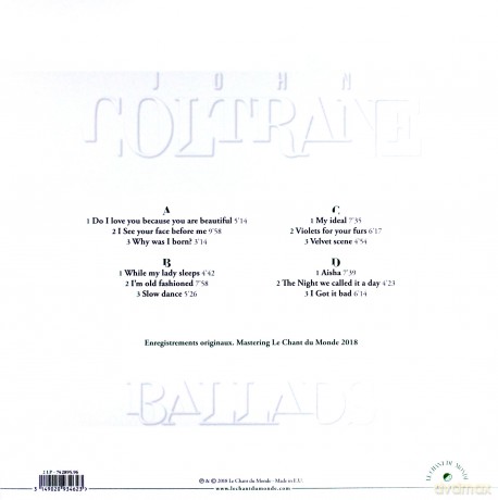 John Coltrane: Ballads [2xWinyl]