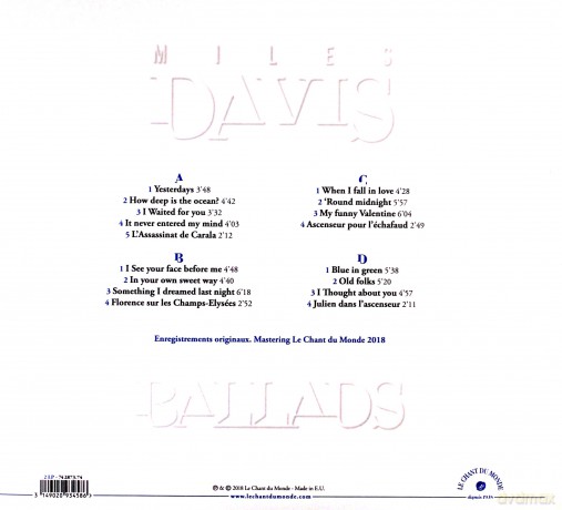 Miles Davis: Ballads [2xWinyl]