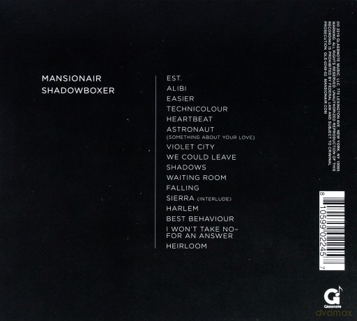 Mansionair: Shadowboxer [CD]