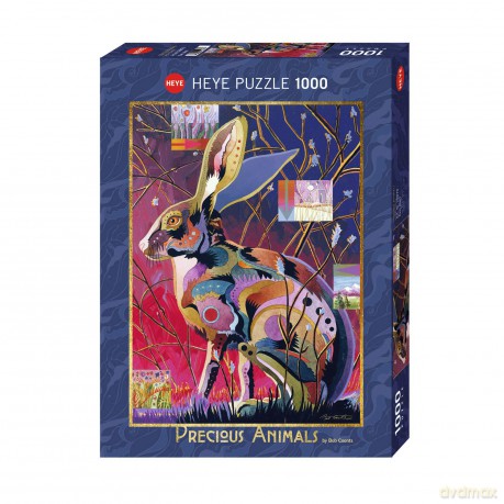 HEYE 1000 el. - Cenne zwierzęta: królik [PUZZLE]