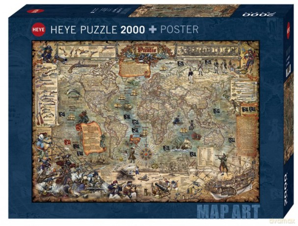 HEYE 2000 el. - Świat piratów [PUZZLE]