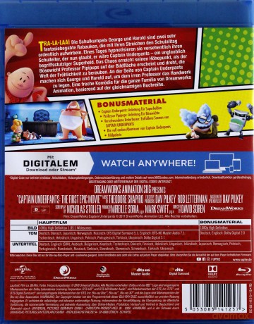 Kapitan Majtas: Pierwszy wielki film [Blu-Ray]