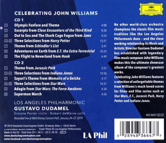 Gustavo Dudamel: Celebrating John Williams [2CD]