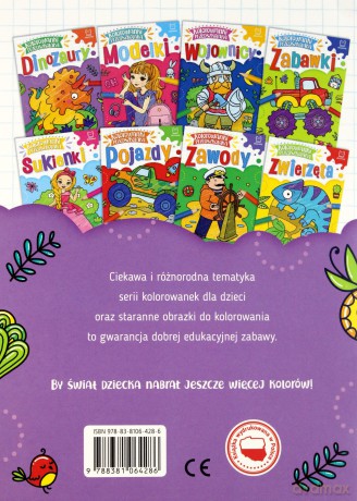 Dinozaury. Kolorowanki przedszkolaka [KSIĄŻKA]