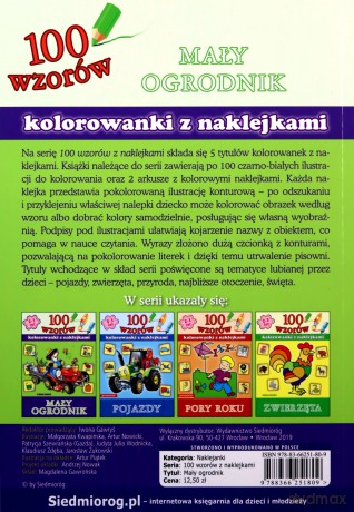 Mały ogrodnik. 100 wzorów [KSIĄŻKA]