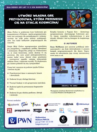 Misja Python. Utwórz swoją kosmiczną grę - Sean Mcmanus [KSIĄŻKA]