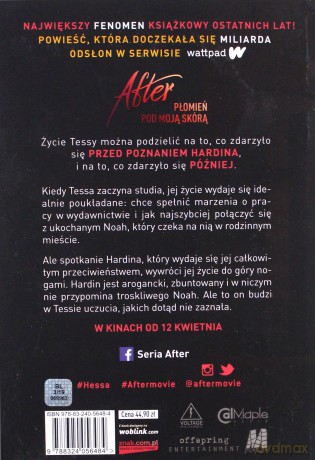 Płomień pod moją skórą. After - Anna Todd [KSIĄŻKA]