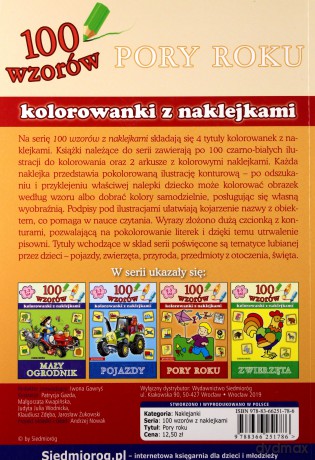 Pory roku 100 wzorów [KSIĄŻKA]