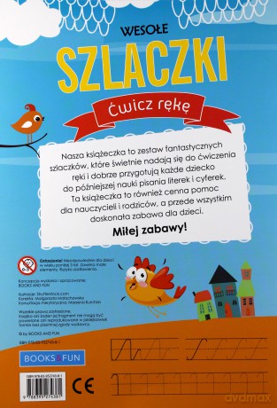 Wesołe szlaczki. Ćwicz rękę. Nauka kaligrafii [KSIĄŻKA]