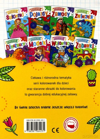 Zwierzęta kolorowanki przedszkolaka [KSIĄŻKA]