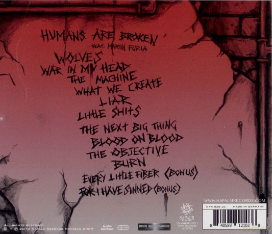 Sisters Of Suffocation: Humans Are Broken [CD]
