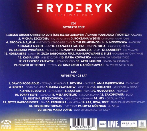 Fryderyk Festival 2019 [2CD]