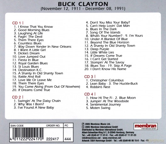 Buck Clayton: Quadromania, Jazz Edition [4CD]