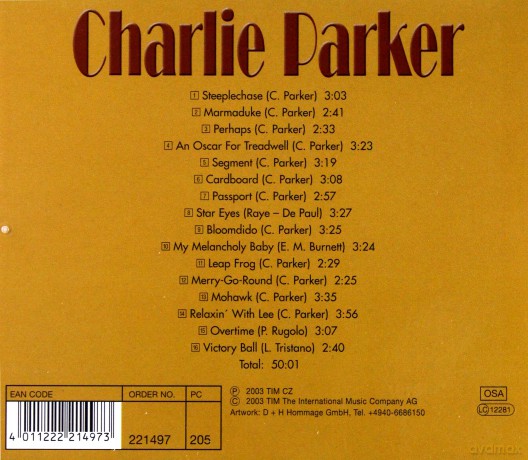 Charlie Parker: Best of Charlie Parker [CD]