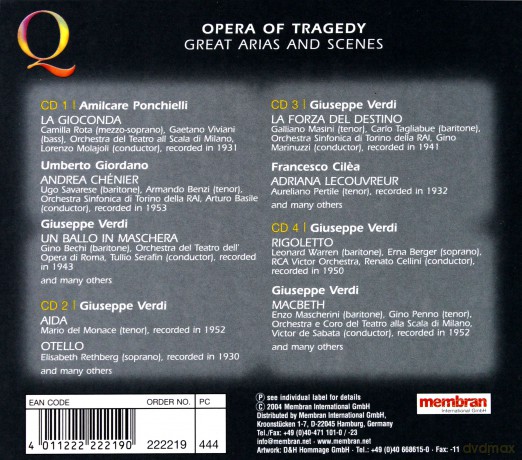Quadromania: Opera of Tragedy [4CD]