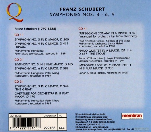Quadromania: Franz Schubert [4CD]