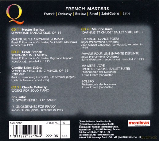 Quadromania: French Masters [4CD]